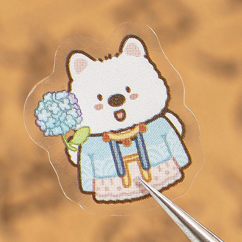 #032 Fangdao Ancient Style  DIY 3D Scene Stickers 4 Miniature Scenes(S)