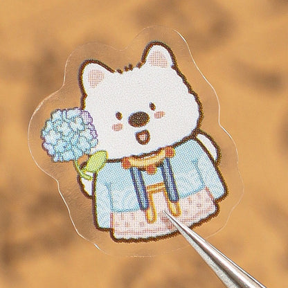 #032 Fangdao Ancient Style  DIY 3D Scene Stickers 4 Miniature Scenes(S)