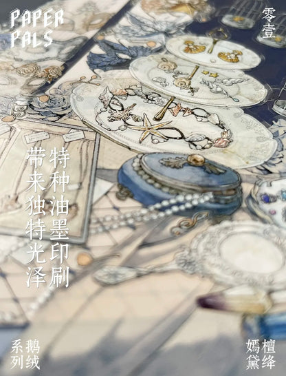 #027 paperpals 4.0 Paper Bubble Eiderdown DIY 3D Scene Stickers 4 Miniature Scenes(M)